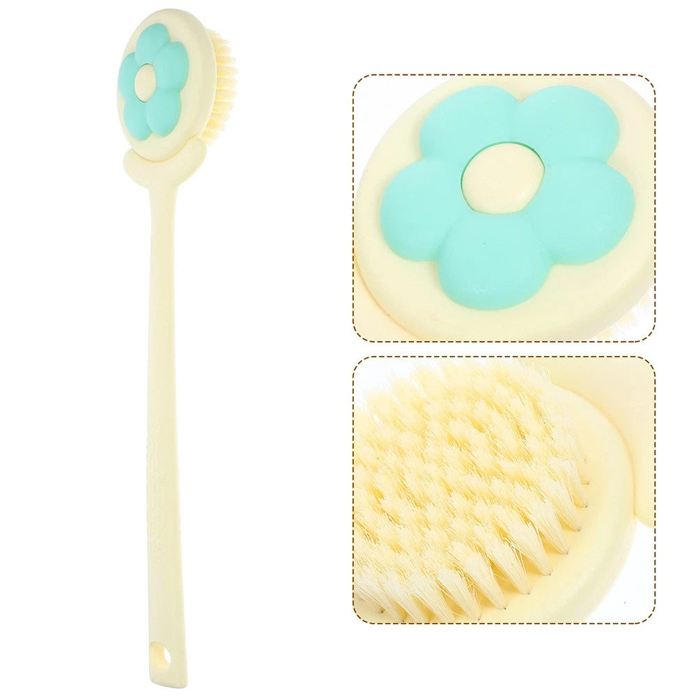 2 Pcs Flower Bath Brush Man Back for Shower Women Cream Applicator