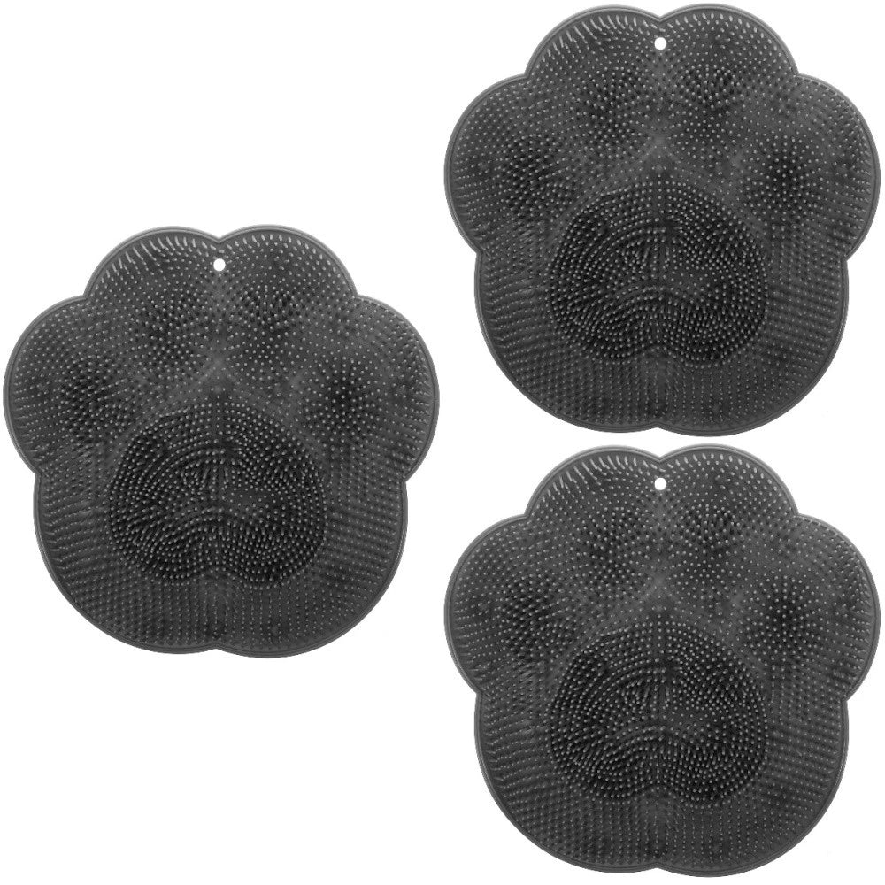 Bath Brush Foot Scrub Mat Back Scrubber Pad Bathroom Massage Cleaner