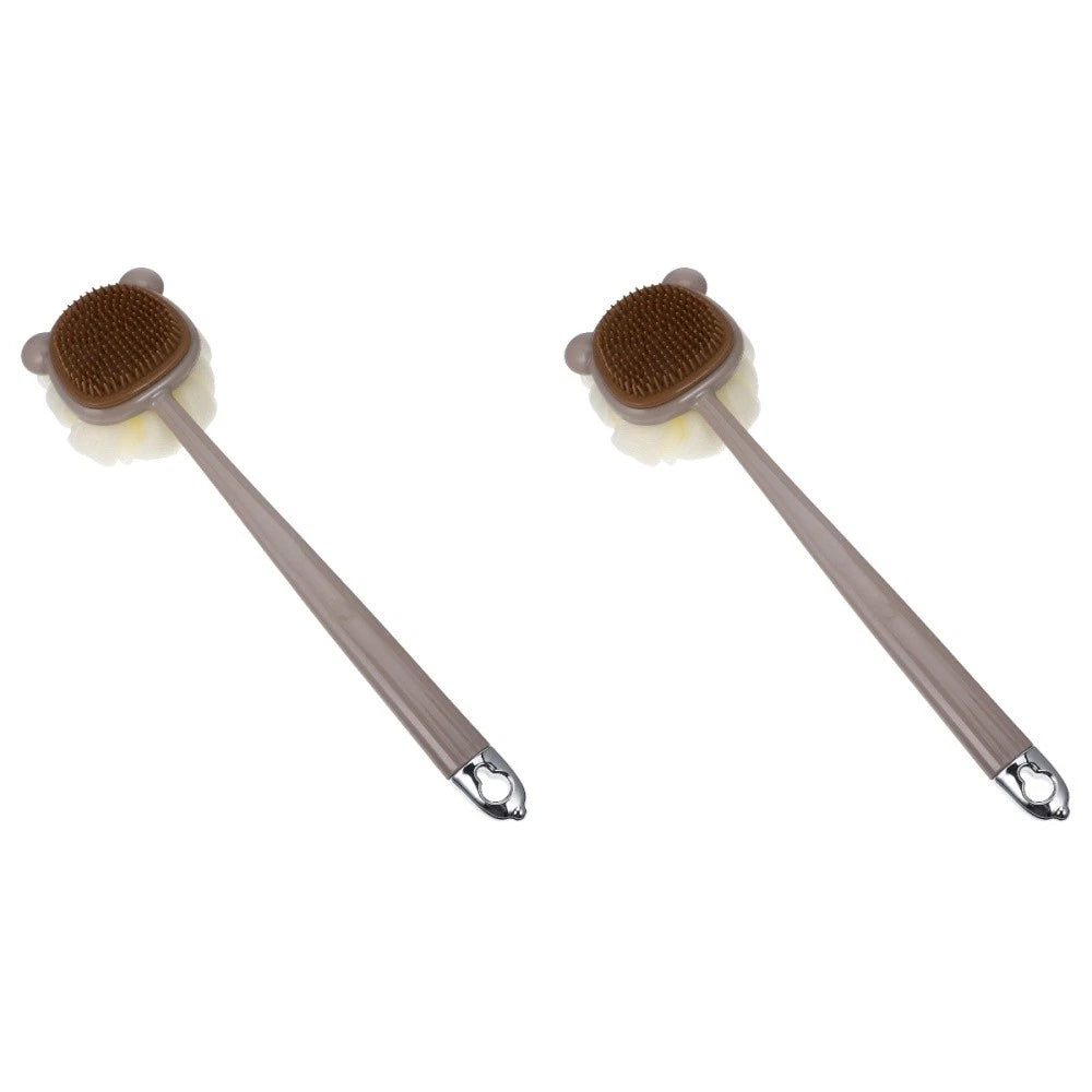 Bath Brush Long Handle Back Scrubber Dual-side Shower Brush Bathing Brush Bath