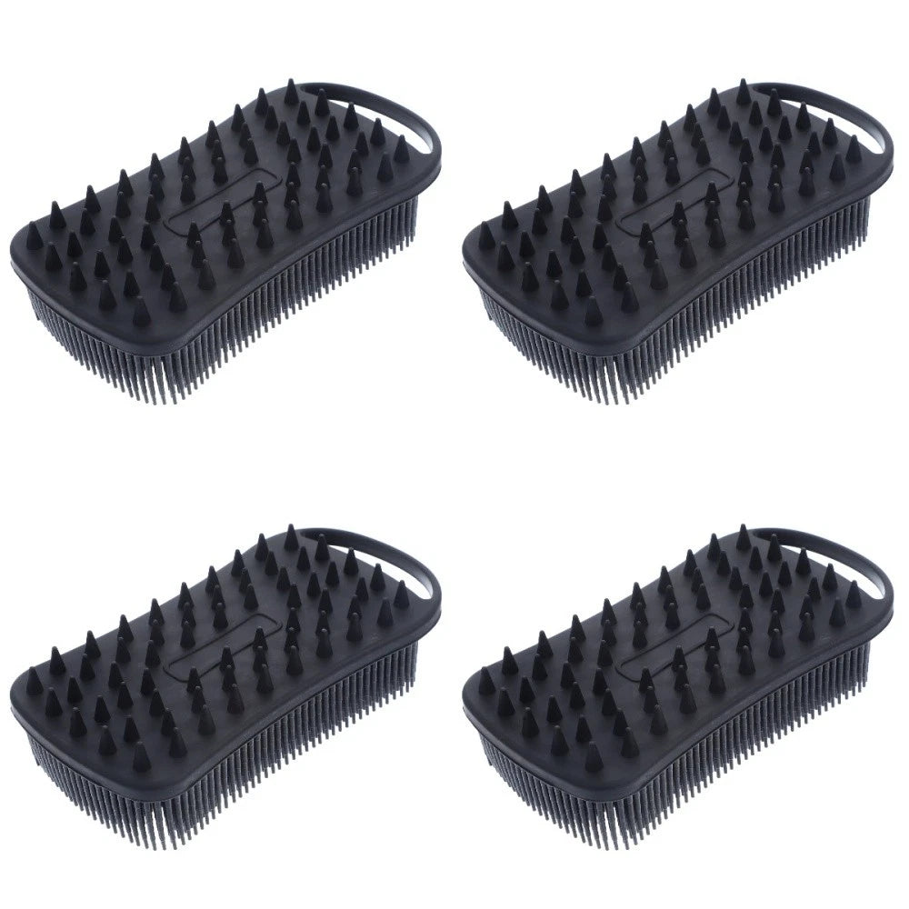 Bath Brush Travel Soft Silicone Body Scrubber Shower for Cleaning