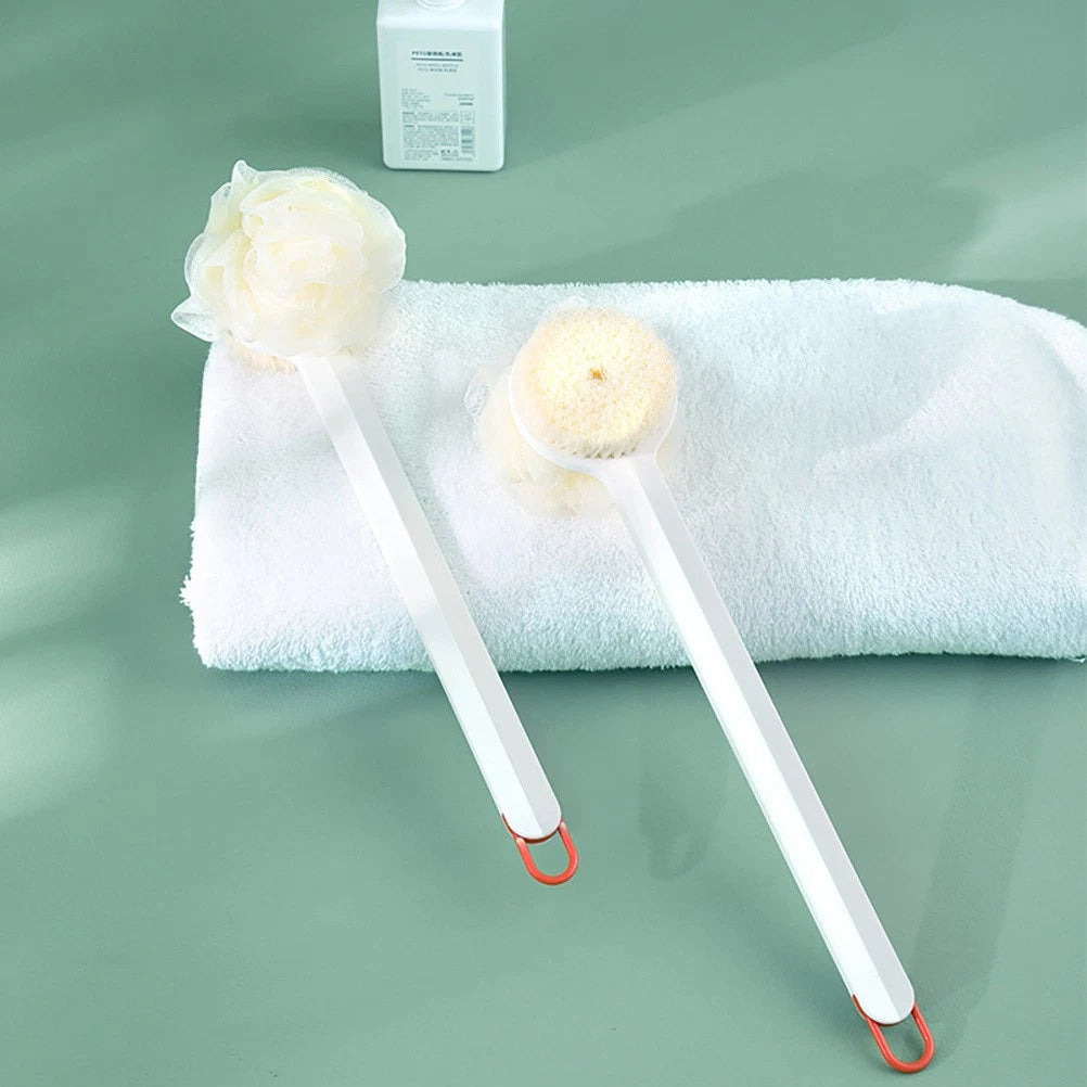 Long Handle Mud Brush Shower Body Bath Back Scrubber Bathing Supplies