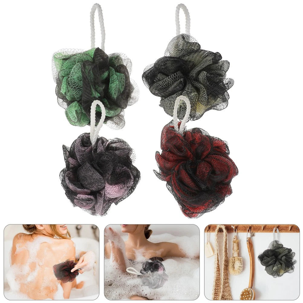 4 Pcs Back Baby Loofah Bath Multi-functional Exfoliating Brush