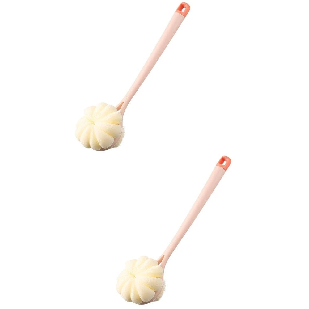 Bath Brush Exfoliating Cleaning Scrubber Dual Handle Shower