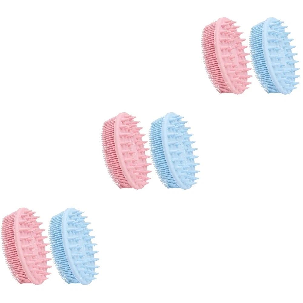 2 Pcs Bath Brush Shower Body Scrubber Baby Hair Washing Scrubbing
