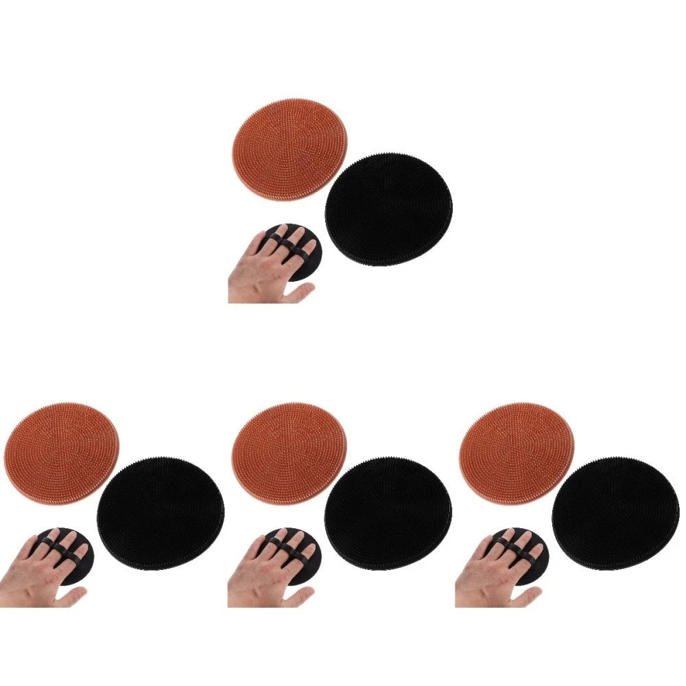 2 Pcs Bath Brush Travel Cleaning for Body Shampoo Scalp Massager