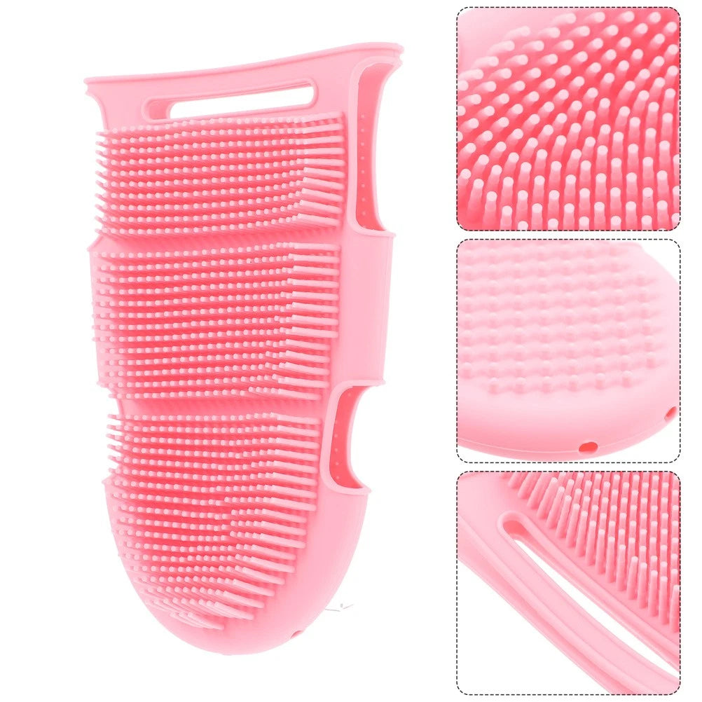 Bath Brush Glove Body Miss Shower Scrubber for Soft Silicone Cleansing