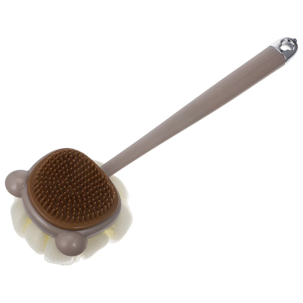 Bath Brush Long Handle Back Scrubber Dual-side Shower Brush Bathing Brush Bath