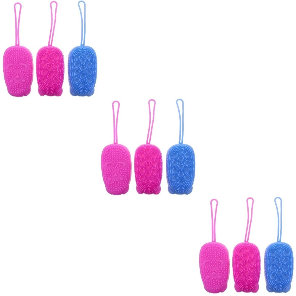 3pcs Massage Bubble Bathing Shower Brush Scrubber Multifunction Bath Brush