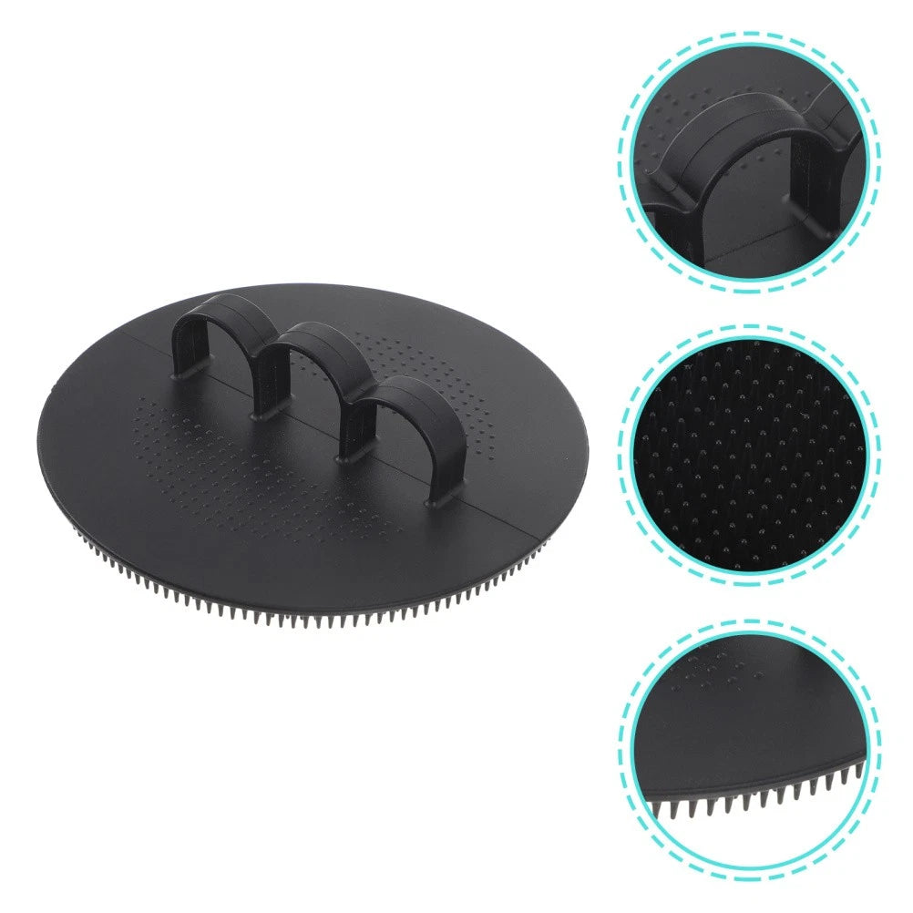 Silicone Scrub Brush Exfoliating Back Scrubber with Handles Soft Body Cleansing