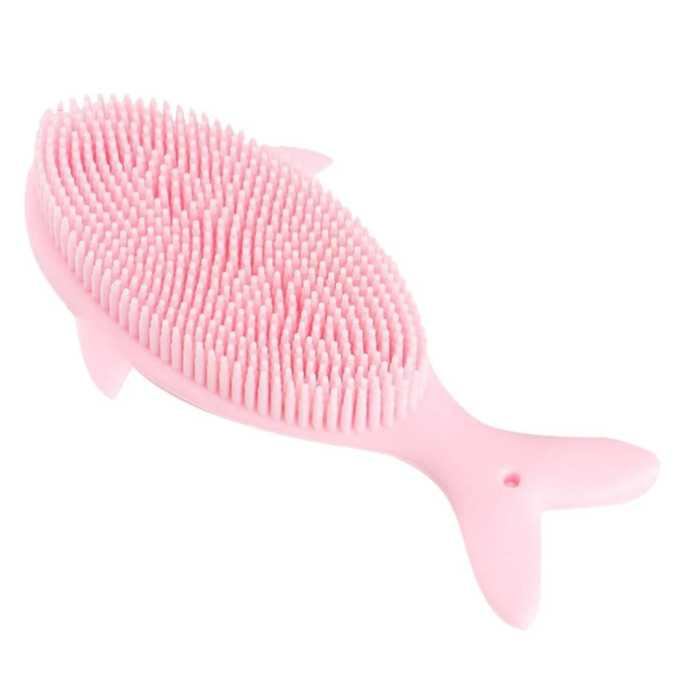 Newborn Toddler Baby Kids Bath Brush Shower Scrubber Exfoliating