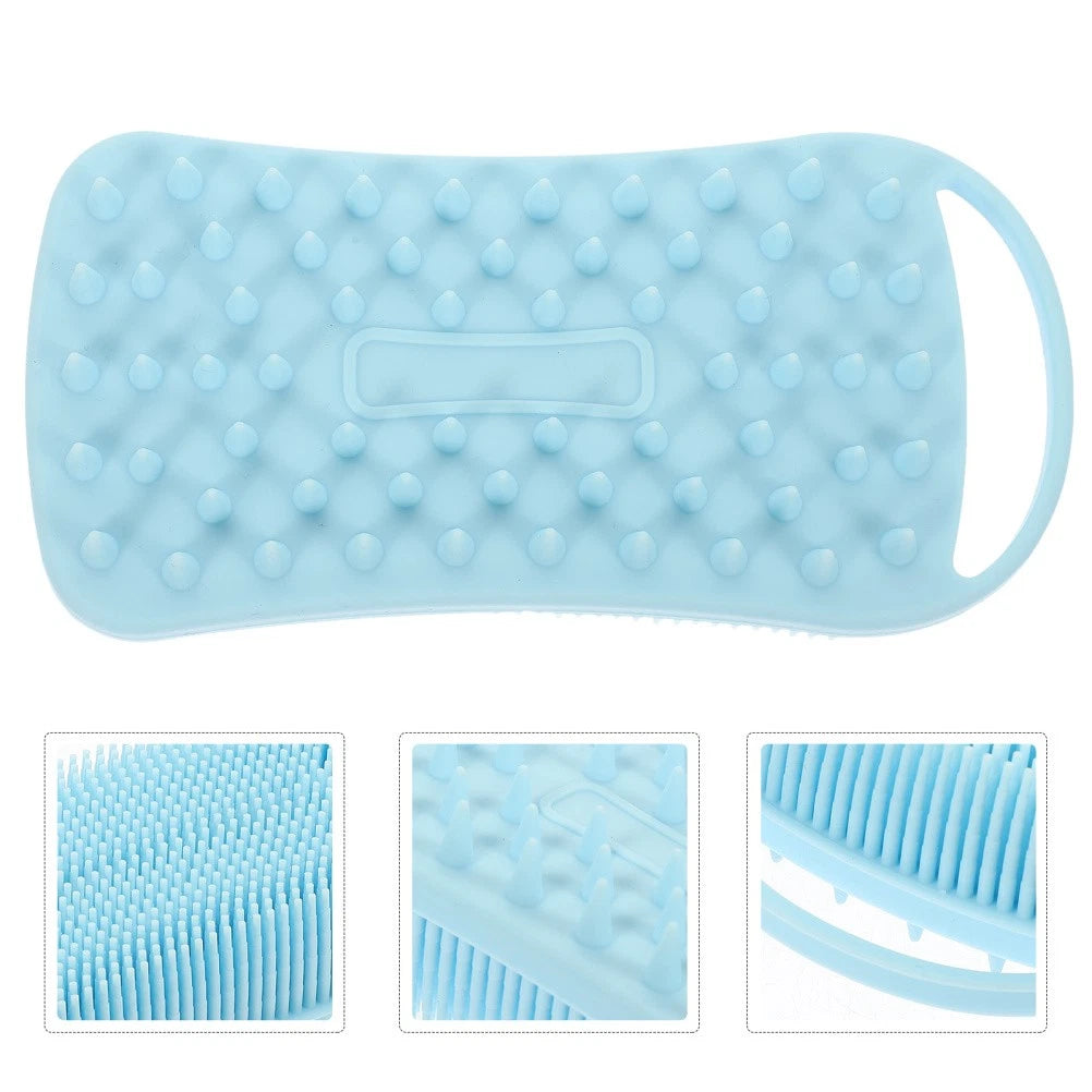 Silicone Bath Brush Shower Exfoliator Exfoliating Body Scrubber