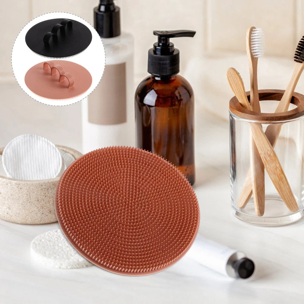 2 Pcs Bath Brush Travel Cleaning for Body Shampoo Scalp Massager