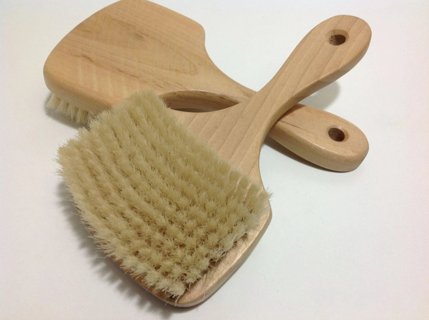 Wood Brush Natural Bristle Sauna Brush Face Brush Nailbrush Bath Brush Pumice