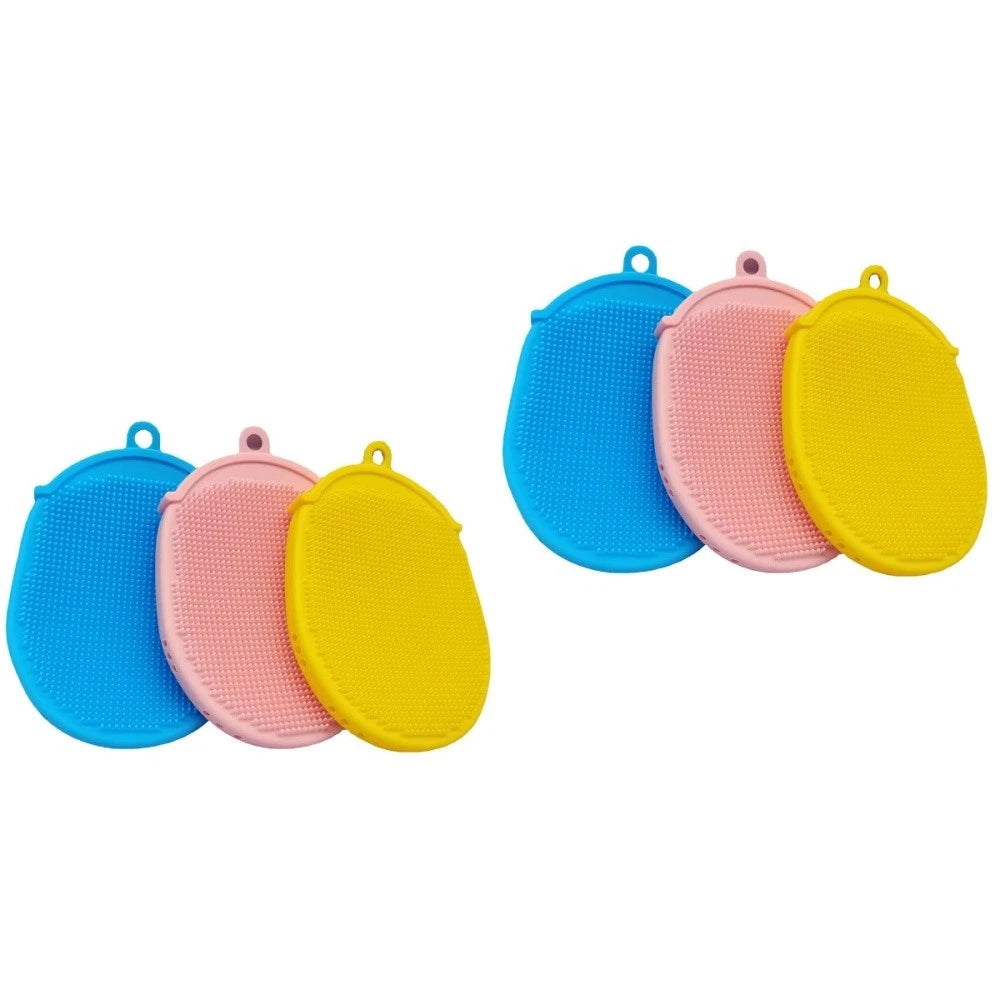 3 Pcs Bath Brush Shower Scrubber for Body Scruber Supple Exfoliating Tool