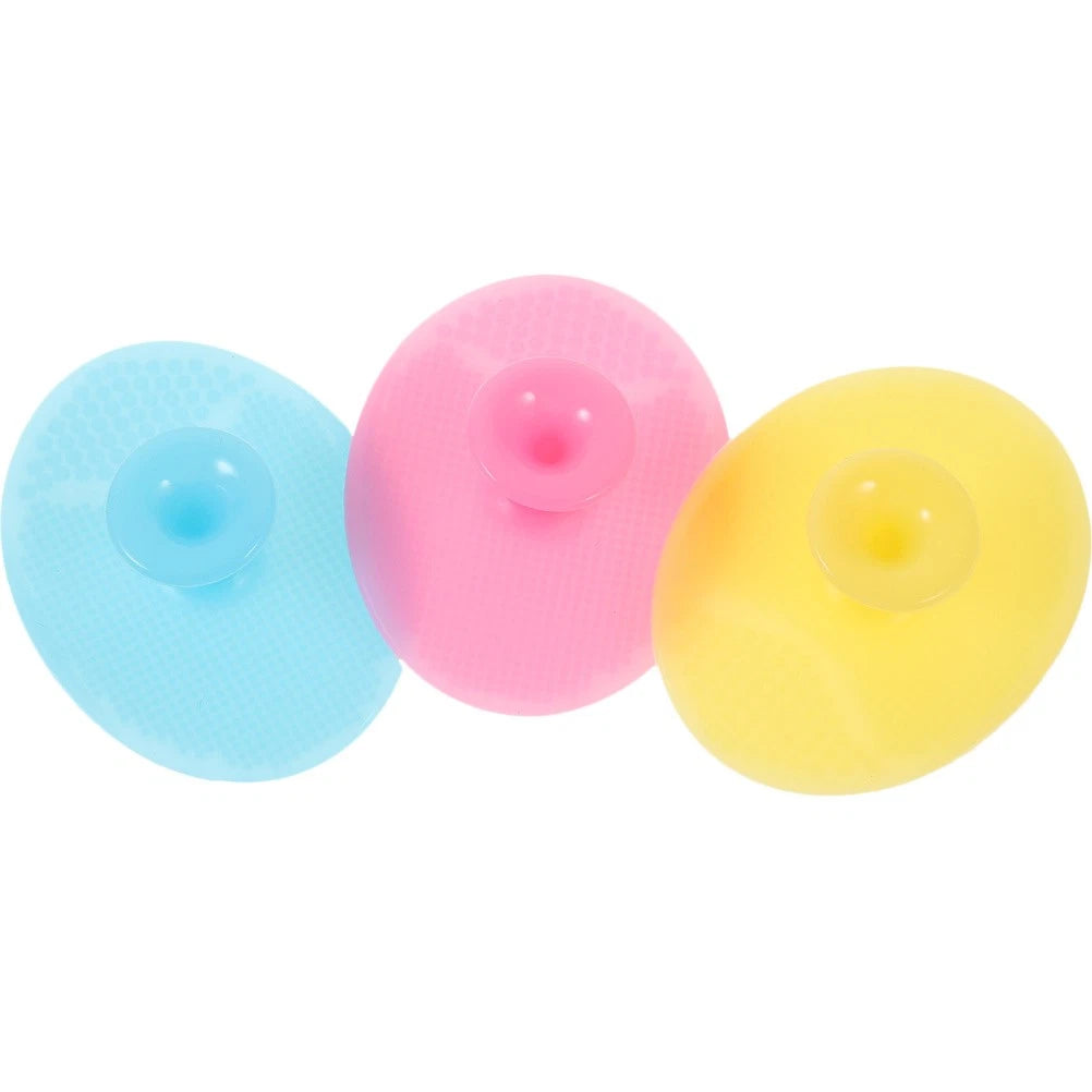 Baby Bath Brush Gentle Cleanser Cleansing Silicone Shower Scrubber Massage