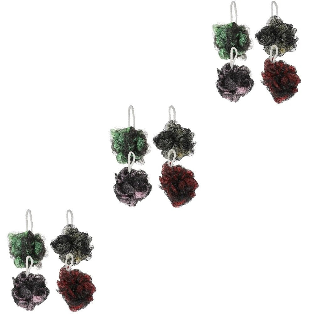 4 Pcs Back Baby Loofah Bath Multi-functional Exfoliating Brush