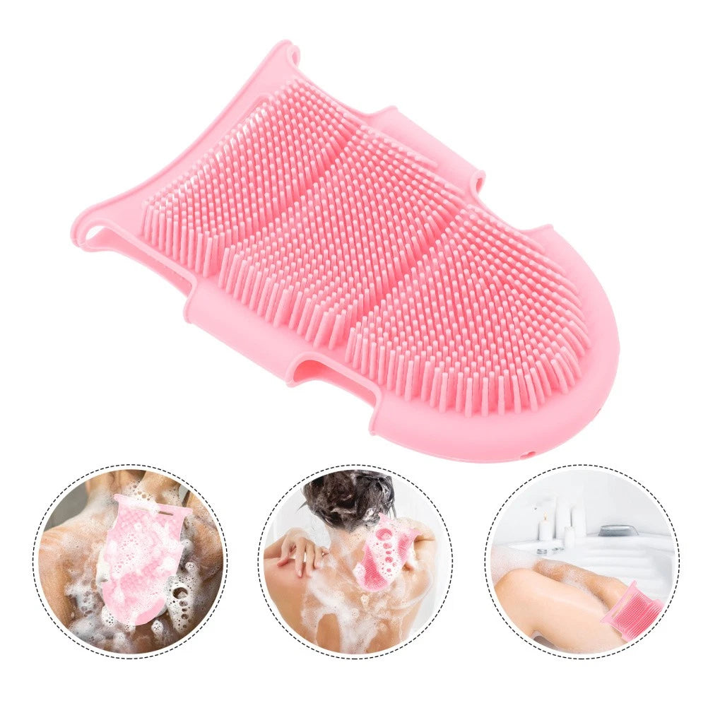 Bath Brush Glove Body Miss Shower Scrubber for Soft Silicone Cleansing