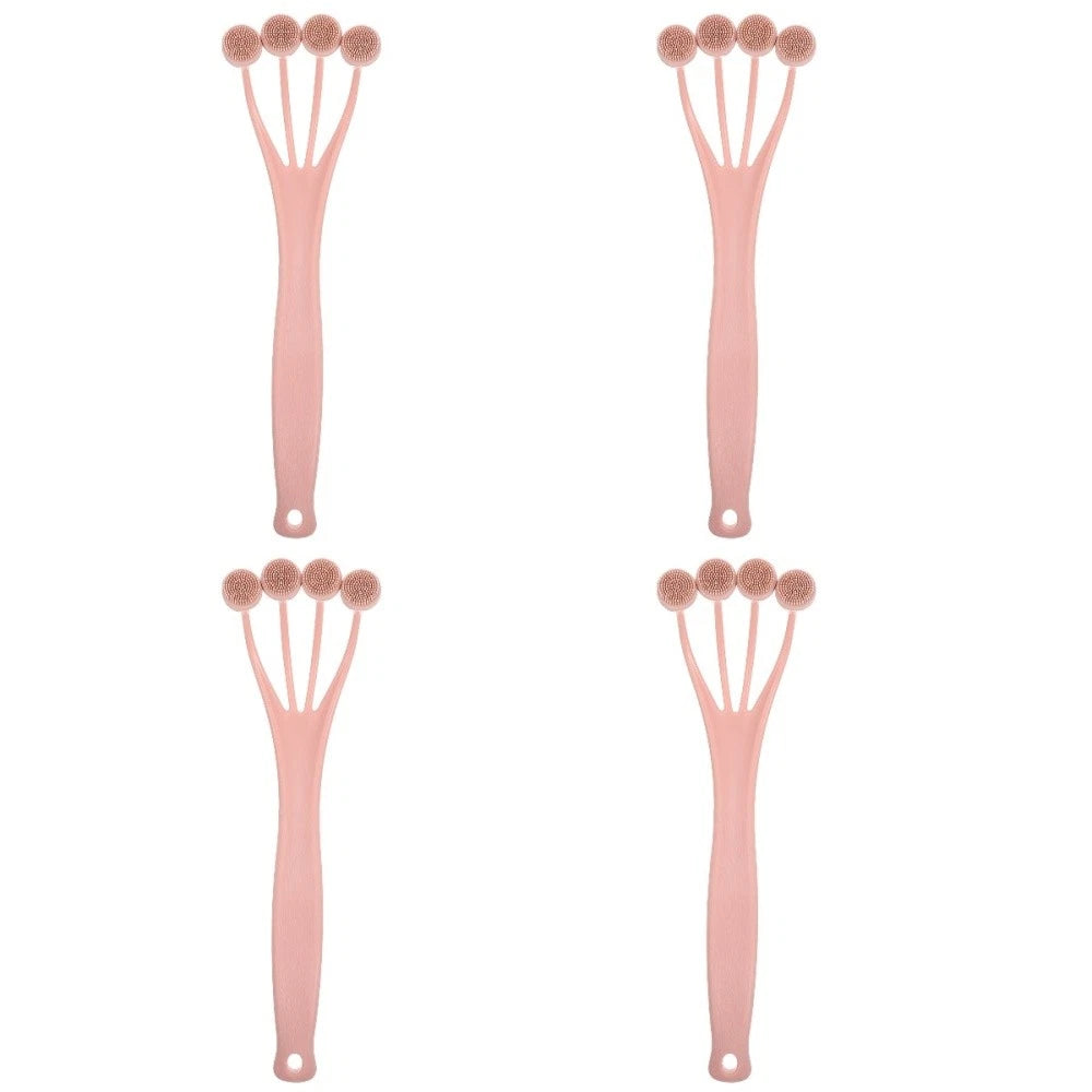 Exfoliating Bath Brush Shower Back Scrubber Tool with Long Handle