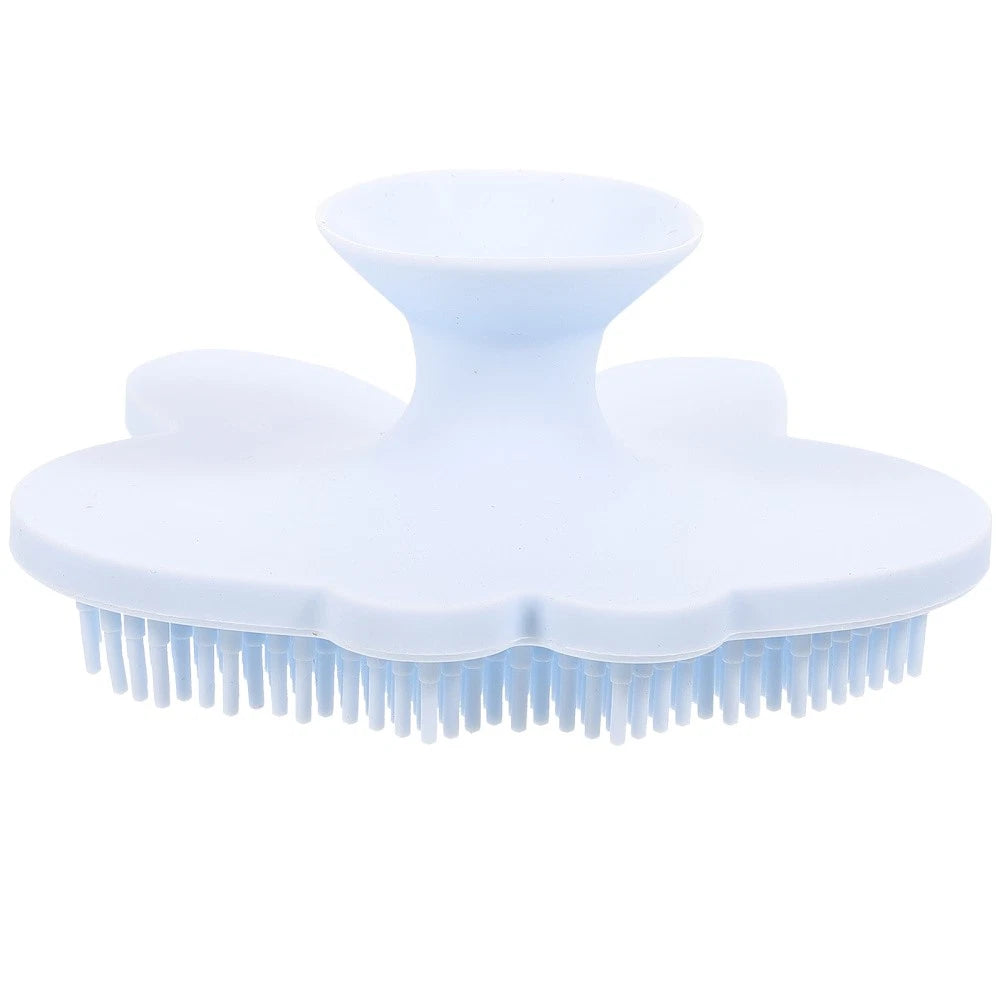 Silicone Bath Brush Child Baby Shower Exfoliating Scrubber Brushes