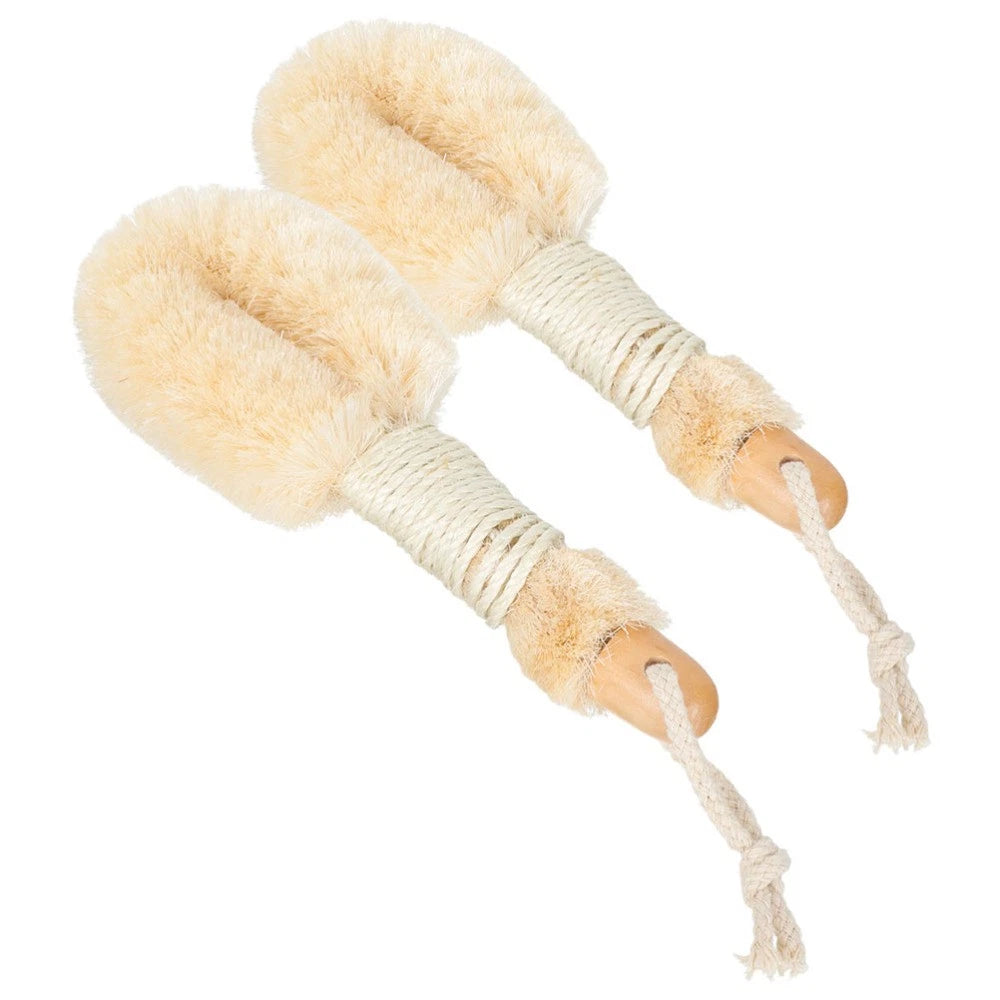 2 Pcs Silk Bath Brush Miss Exfoliating Loofah Scrubber for Body Shower