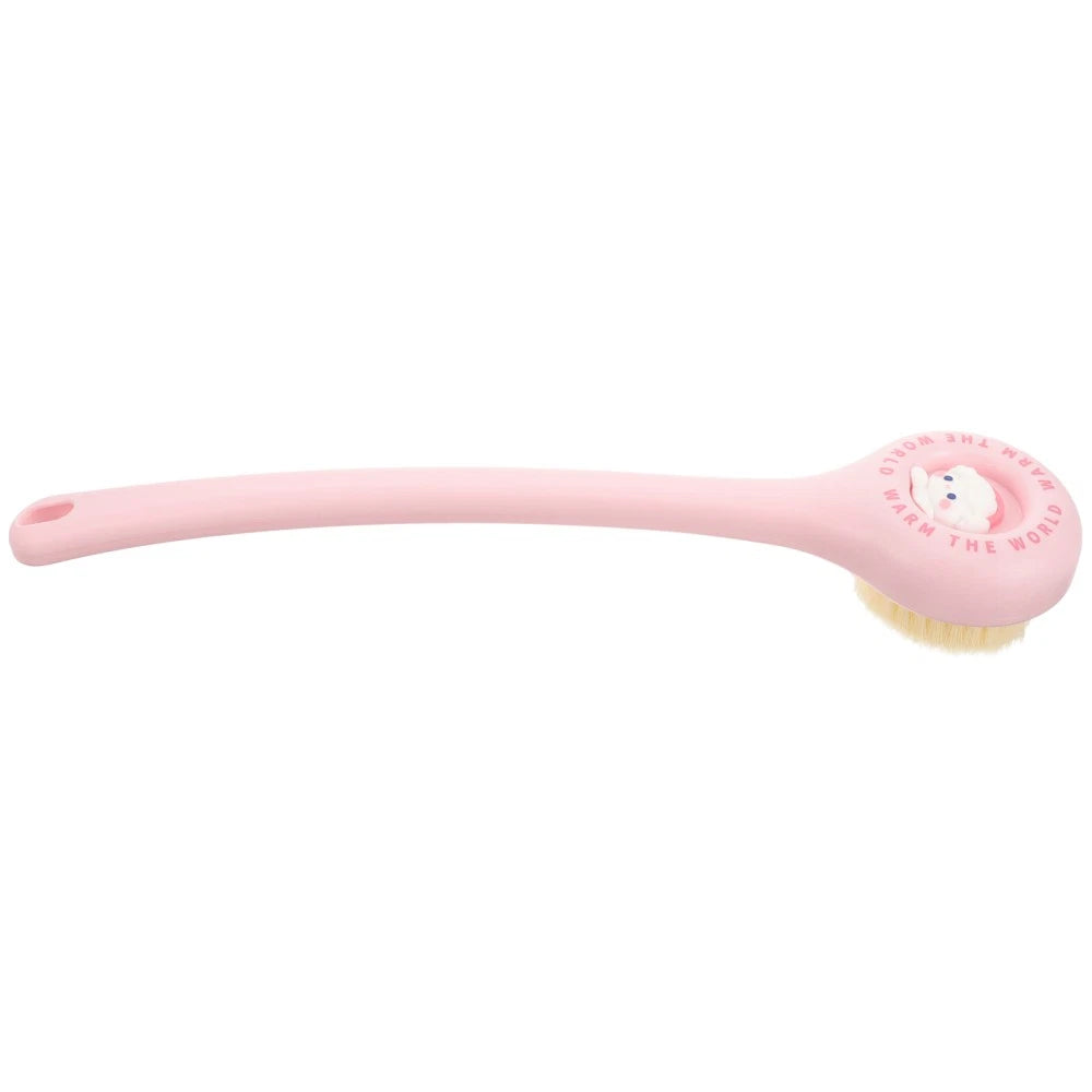 Bath Brush Girl Body Exfoliator Scrubber Lotion Applicator for Back