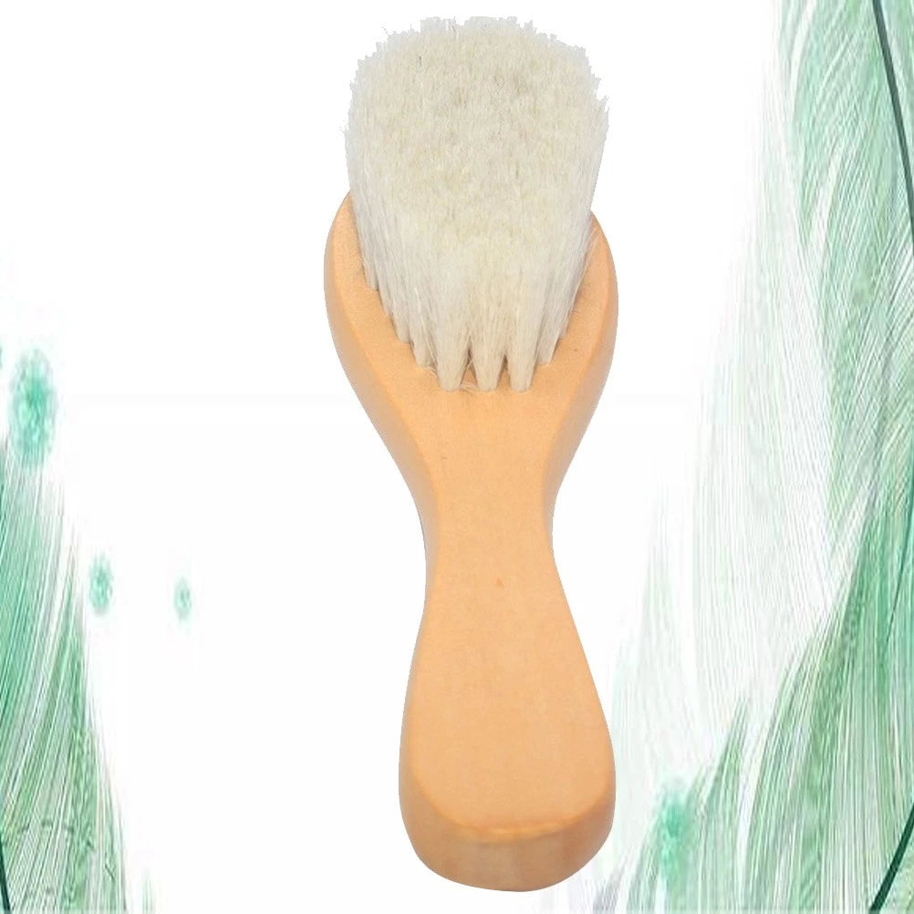 1pc Bath Brush Wooden Handle Bath Scrubber Body Massage Brush Brush for Baby