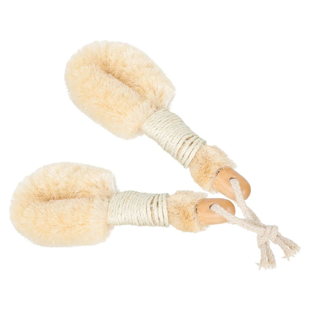 2 Pcs Silk Bath Brush Miss Exfoliating Loofah Scrubber for Body Shower