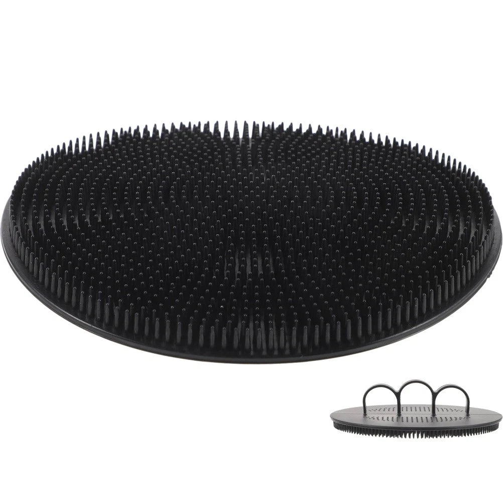 Silicone Scrub Brush Exfoliating Back Scrubber with Handles Soft Body Cleansing