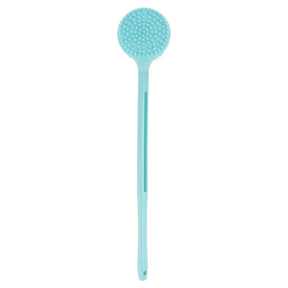 1pc Shower Brush Silicone Exfoliating Brushes Back Scrubber Bathing Accessories
