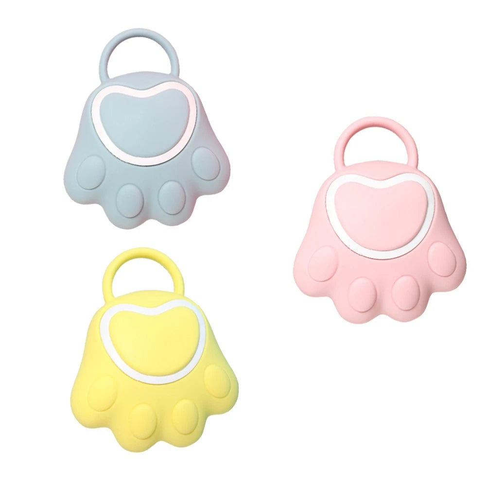3 Pcs Silicone Bath Brush Toddler Baby Shower Scrubber Exfoliating