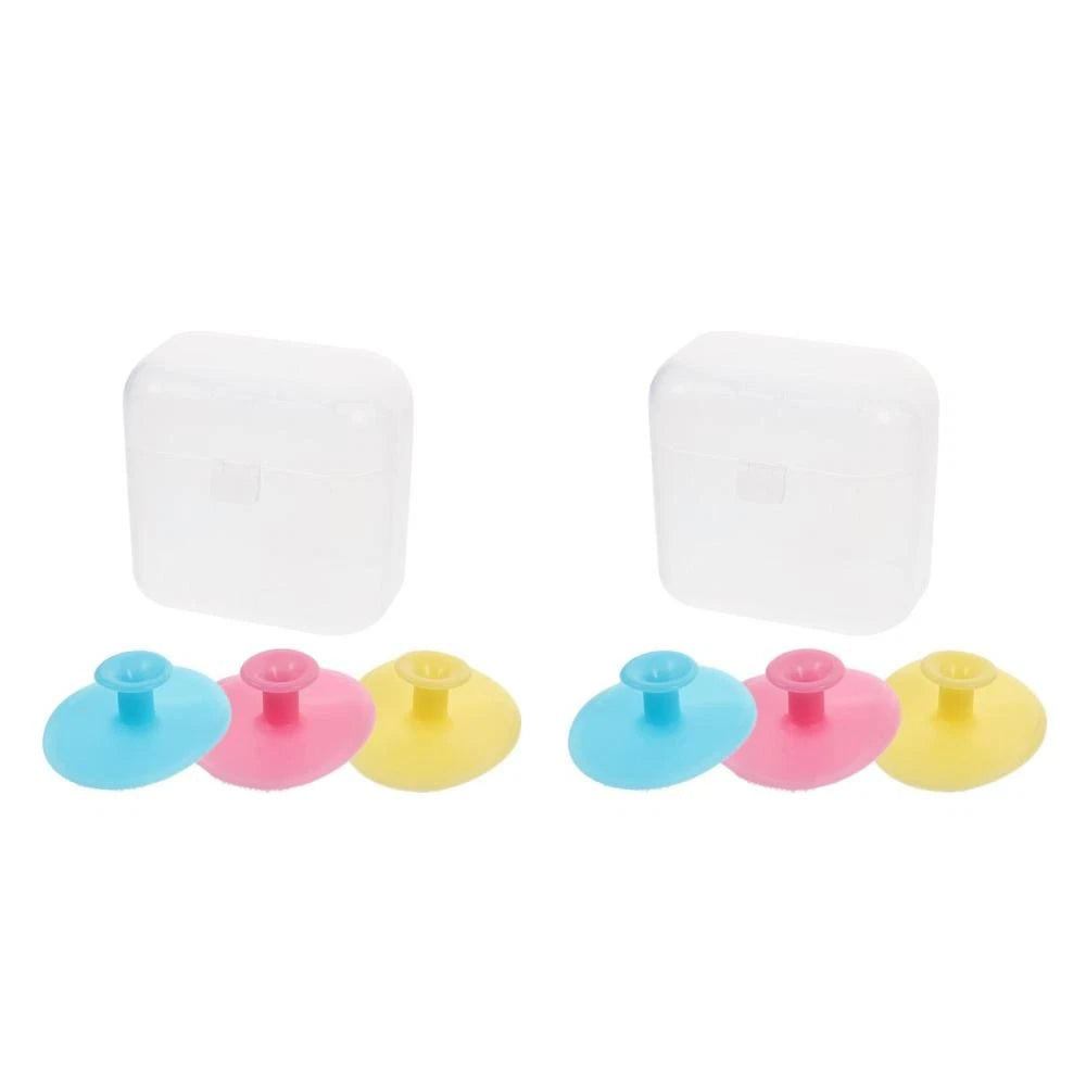 Baby Bath Brush Cleansing Gentle Cleanser Silicone Shower Scrubber for Cleaning