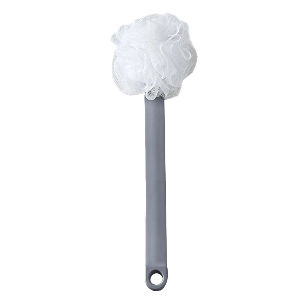 1pc Bath Scrubber Body Cleaning Brush Skin Massager Bathing Accessory (Gray)