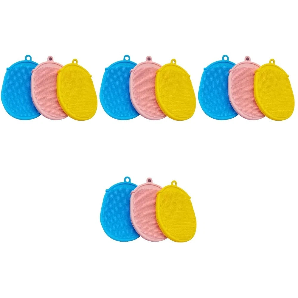 3 Pcs Bath Brush Shower Scrubber for Body Scruber Supple Exfoliating Tool