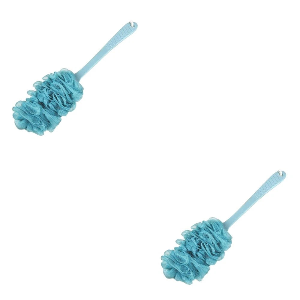 Bath Brush and Towel Exfoliator Shower Back Scrubber Long Handle