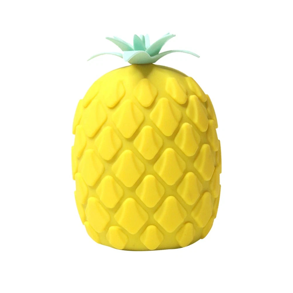 1Pc Silicone Bath Brush Cartoon Pineapple Shape Body Shower Brush Body
