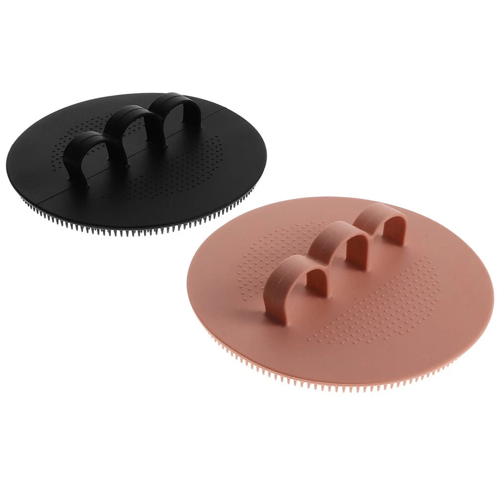 2 Pcs Bath Brush Travel Cleaning for Body Shampoo Scalp Massager
