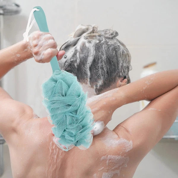 Bath Brush Man Back Lotion Applicator for Women Bathing Scrubber