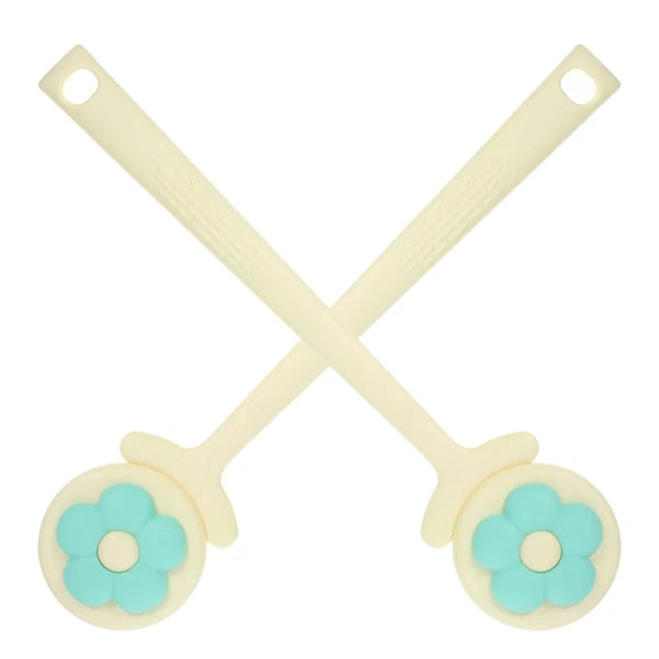 2 Pcs Flower Bath Brush Man Back for Shower Women Cream Applicator