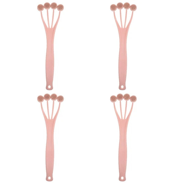 Exfoliating Bath Brush Shower Back Scrubber Tool with Long Handle