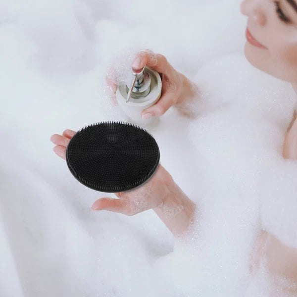 Silicone Scrub Brush Bath Sponges for Adults Exfoliating Back Scrubber Shower