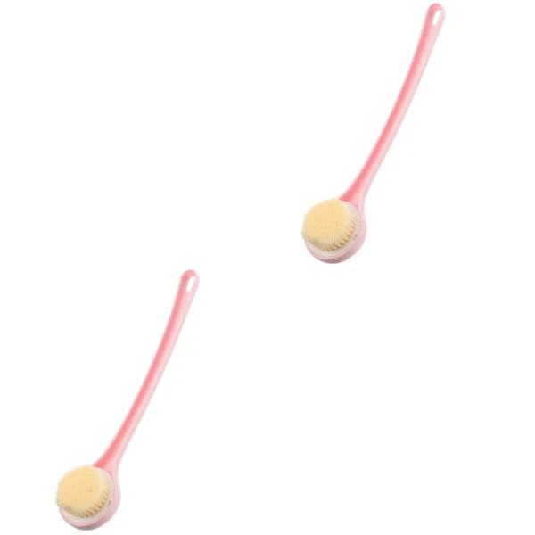 Bath Brush Girl Body Exfoliator Scrubber Lotion Applicator for Back