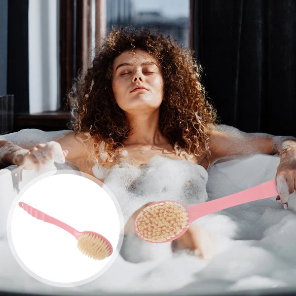 Long Bath Scrubber Body Cleaning Brush Skin Massager Bathing Accessories
