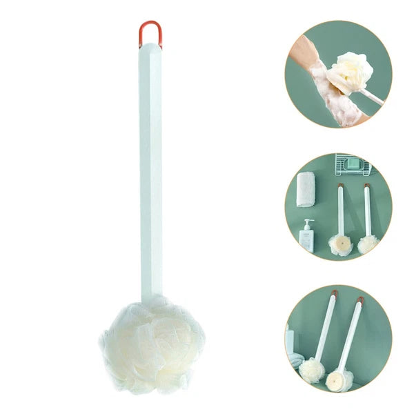 Long Handle Mud Brush Shower Body Bath Back Scrubber Bathing Supplies