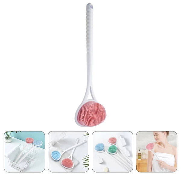 Back Scrub Brush Man Elder Shower Bath Scrubber Exfoliating Brushes