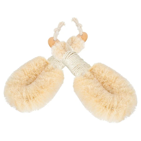2 Pcs Silk Bath Brush Miss Exfoliating Loofah Scrubber for Body Shower
