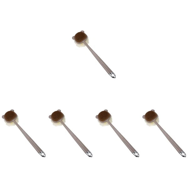 Bath Brush Long Handle Back Scrubber Dual-side Shower Brush Bathing Brush Bath