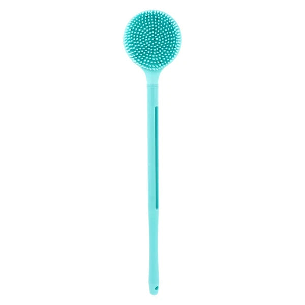 Massage Bubble Bathing Silicone Brush Scrubber Shower Brush with Long Handle