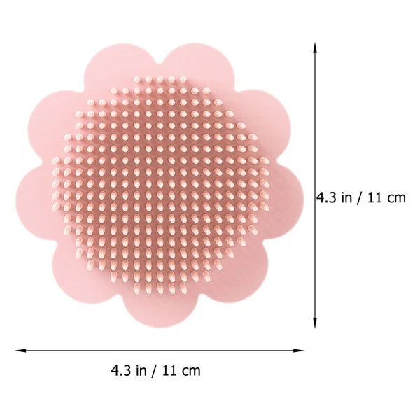 Silicone Baby Bath Brush Washing Brush Portable Bath Supplies for Baby