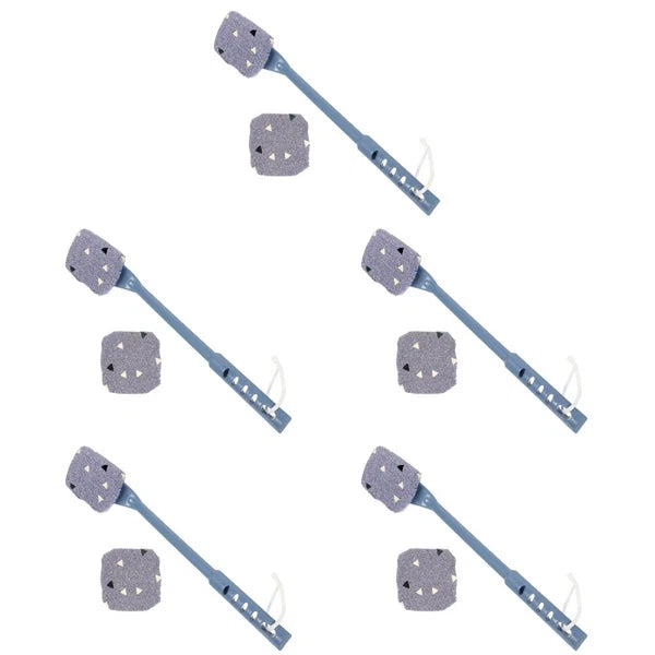 Bath Scrub Brush Miss Exfoliating Back Scrubber with Handles Shower