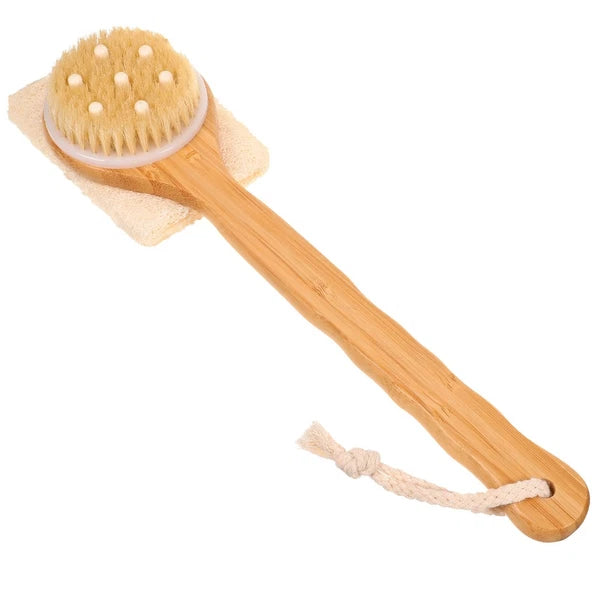 Home Use Handheld Bath Brush Comfortable Bath Scrubber Brush Skin Cleaner